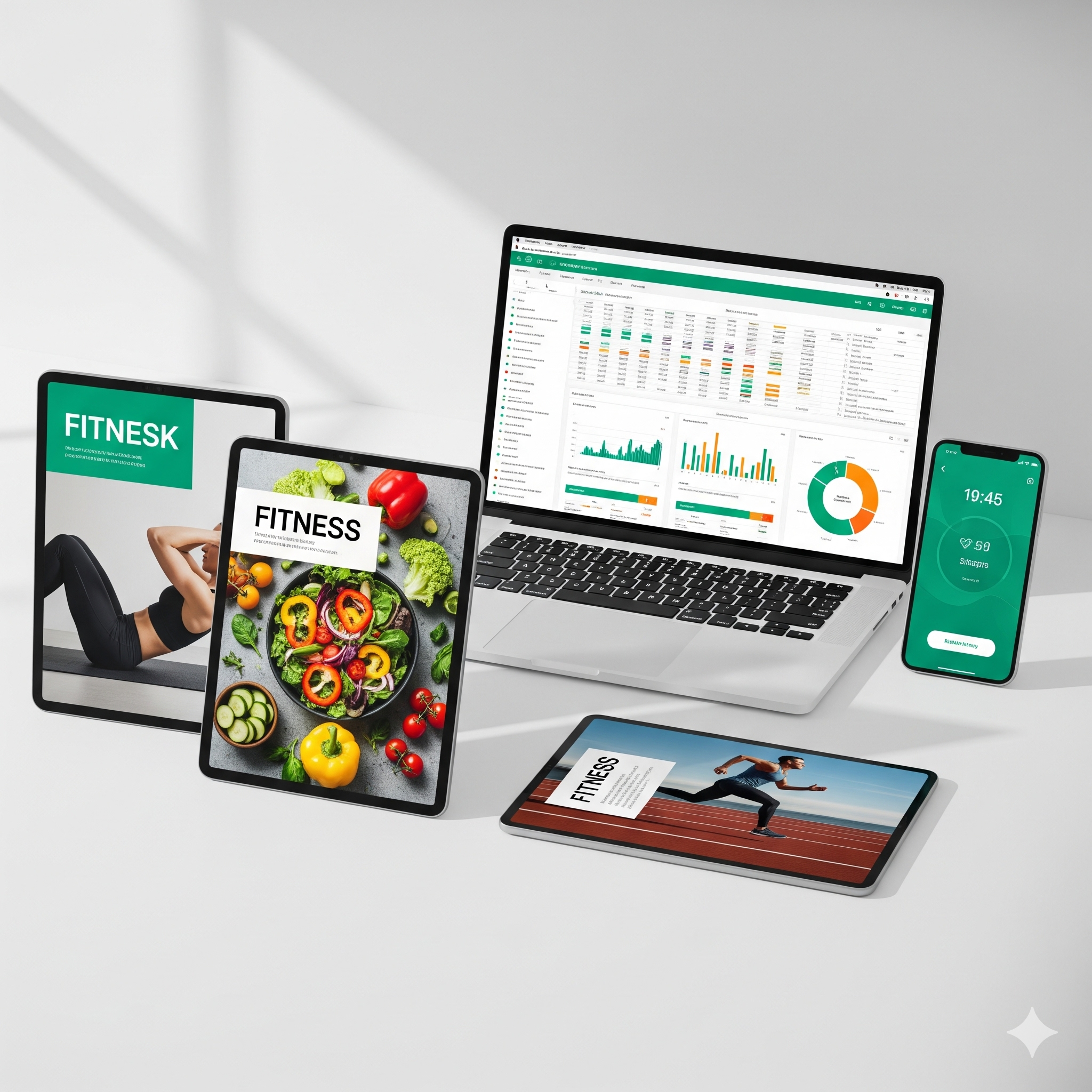 Mockup Profissional Combo Treino EmCasa 2026